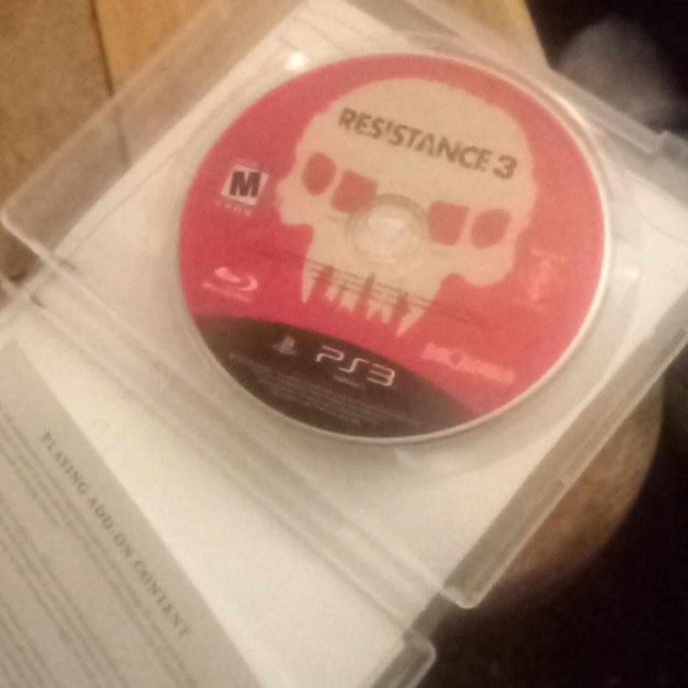 Resistance 3 PS3 Disc Only (Sony PlayStation 3, 2011) Pre-owned￼onestopmoman